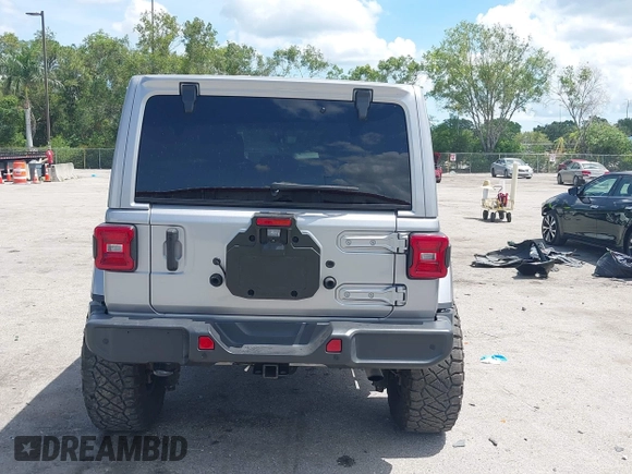 2021 Jeep Wrangler Unlimited Sahara with VIN 1C4HJXEN9MW637288, listed as a IAAI auction lot 42553459 with 39,362 mi miles and . Bid and sale history available at DreamBid. Image 16.