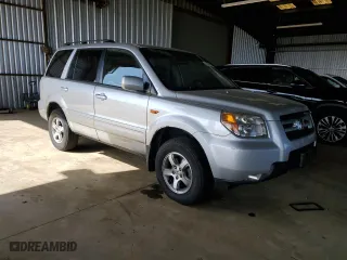 2007 Honda Pilot EX-L with VIN 5FNYF28747B045341, listed as a Copart auction lot 54277495 with 312,385 mi miles and Clean Title. Bid and sale history available at carsss.com. Image 4.