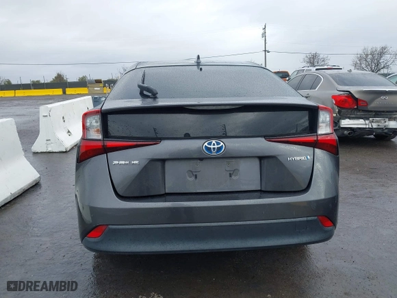 2019 Toyota Prius L Eco with VIN JTDKARFU3K3099256, listed as a IAAI auction lot 41813619 with 169,900 mi miles. Bid and sale history available at carsss.com. Image 16.