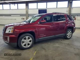 2017 GMC Terrain SLE with VIN 2GKALNEK7H6232511, listed as a Copart auction lot 46749775 with 58,048 mi miles and Clean Title. Bid and sale history available at carsss.com. Image 1.