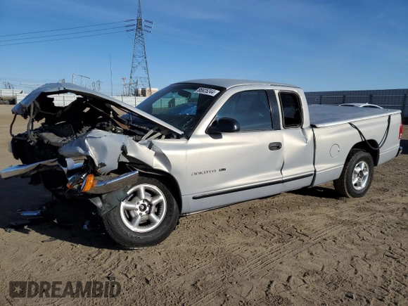 1998 Dodge Dakota SLT with VIN 1B7GL22Y6WS549252, listed as a Copart auction lot 86925244 with 246,913 mi miles and Salvage Title. Bid and sale history available at carsss.com. Image 1.