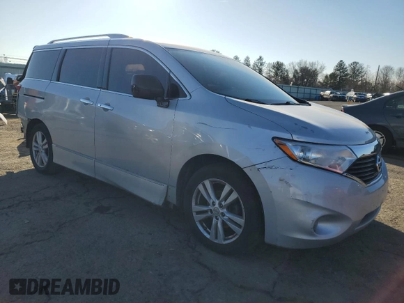 2012 Nissan Quest SL with VIN JN8AE2KP0C9045066, listed as a Copart auction lot 48028025 with 140,014 mi miles and Salvage Title. Bid and sale history available at carsss.com. Image 4.