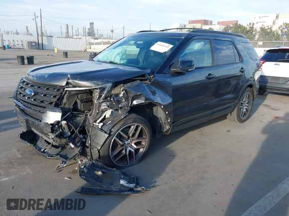 2017 Ford Explorer Sport with VIN 1FM5K8GT8HGD55687, listed as a IAAI auction lot 41692342 with Not provided miles and . Bid and sale history available at DreamBid. Image 17.