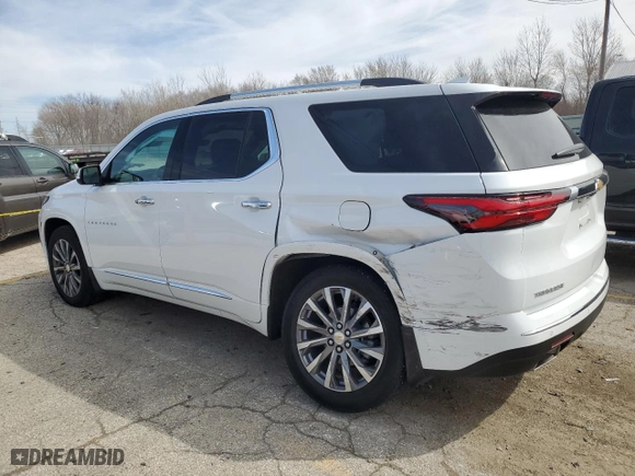 2023 Chevrolet Traverse Premier with VIN 1GNERKKW4PJ127211, listed as a Copart auction lot 50217285 with 24,295 mi miles and Salvage Title. Bid and sale history available at carsss.com. Image 2.