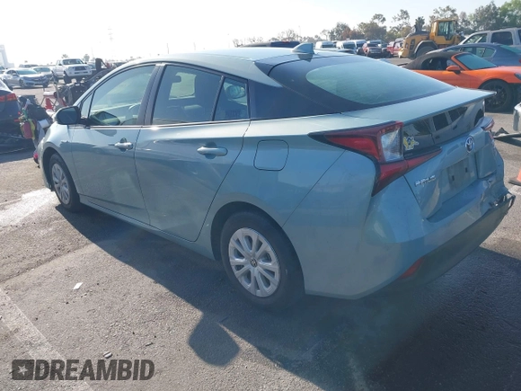2022 Toyota Prius L Eco with VIN JTDKAMFU8N3188831, listed as a IAAI auction lot 42021222 with 39,629 mi miles and . Bid and sale history available at DreamBid. Image 3.