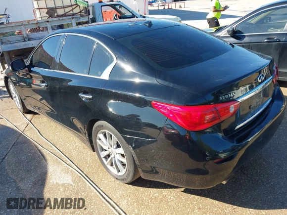 2015 Infiniti Q50 with VIN JN1BV7AP6FM335668, listed as a IAAI auction lot 42201480 with 234,970 mi miles and . Bid and sale history available at DreamBid. Image 3.