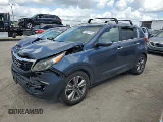 2014 Kia Sportage SX with VIN KNDPC3A63E7568753, listed as a Copart auction lot 80617244 with 143,532 mi miles and Salvage title. Bid and sale history available at DreamBid. Image 1.