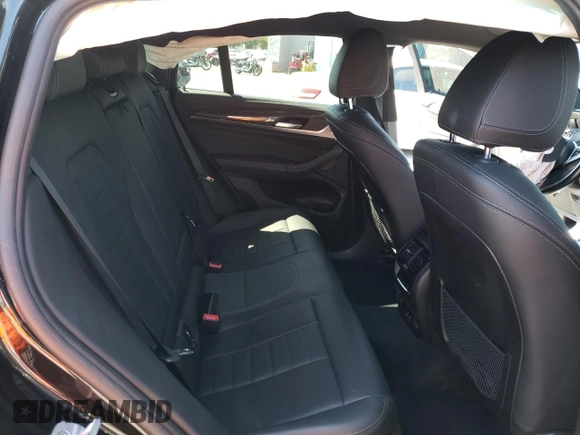 2021 BMW X4 M40i with VIN 5UX2V5C01M9F81840, listed as a Copart auction lot 56868653 with 0 mi miles. Bid and sale history available at carsss.com. Image 10.