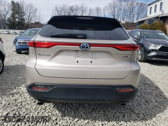2021 Toyota Venza LE with VIN JTEAAAAH5MJ054790, listed as a Copart auction lot 47675555 with 42,120 mi miles and Salvage Title. Bid and sale history available at carsss.com. Image 6.