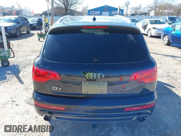 2013 Audi Q7 3.0T S line Prestige with VIN WA1DGAFE3DD007684, listed as a IAAI auction lot 41874449 with 159,713 mi miles. Bid and sale history available at carsss.com. Image 16.