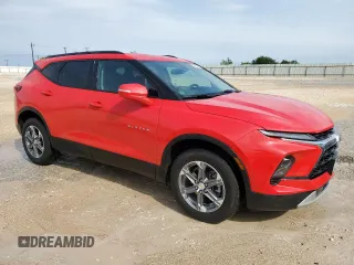 2023 Chevrolet Blazer LT with VIN 3GNKBDRSXPS200571, listed as a Copart auction lot 53403665 with 18,257 mi miles and Clean title. Bid and sale history available at DreamBid. Image 4.
