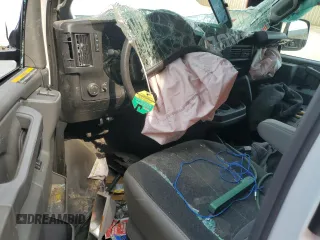 2023 Chevrolet Express Cargo with VIN 1GCWGAFP3P1127328, listed as a Copart auction lot 59623345 with Not provided miles and Salvage title. Bid and sale history available at DreamBid. Image 8.