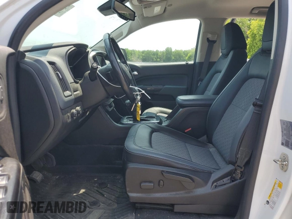 2021 Chevrolet Colorado 4WD Z71 with VIN 1GCGTDENXM1157360, listed as a Copart auction lot 59585985 with 53,156 mi miles and Salvage title. Bid and sale history available at DreamBid. Image 7.