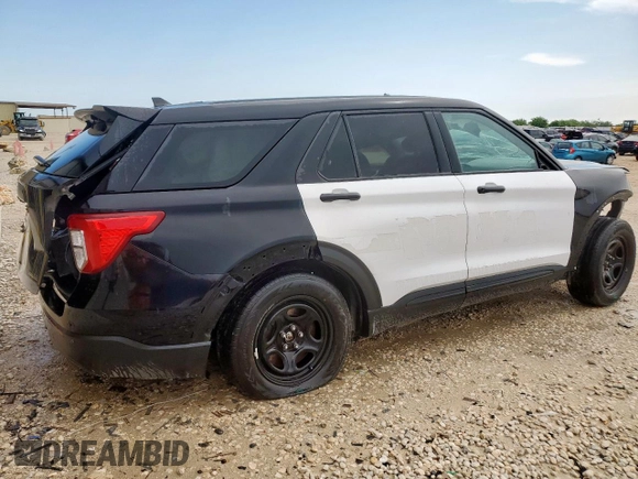 2021 Ford Police Interceptor Utility z VIN 1FM5K8AB4MGC31023, wystawiony jako Copart lot #56520245 z przebiegiem 67 787 mil mil oraz Szkoda całkowita • Salvage title. Historia ofert i sprzedaży dostępna na DreamBid. Obrazek 3.