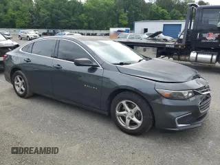 2017 Chevrolet Malibu LS with VIN 1G1ZB5ST5HF102580, listed as a Copart auction lot 53955965 with 190,408 mi miles and Salvage Title. Bid and sale history available at DreamBid. Image 4.