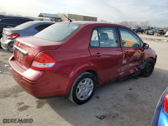 2010 Nissan Versa 1.8 S with VIN 3N1BC1AP9AL413592, listed as a Copart auction lot 85112024 with 137,095 mi miles and Salvage Title. Bid and sale history available at carsss.com. Image 3.