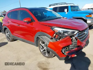 2016 Hyundai Tucson Limited with VIN KM8J33A2XGU095503, listed as a IAAI auction lot 41867884 with 73,600 mi miles. Bid and sale history available at carsss.com. Image 1.