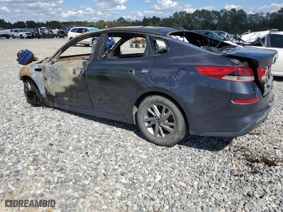 2019 Kia Optima LX with VIN 5XXGT4L33KG283501, listed as a Copart auction lot 74312194 with 0 mi miles and Non Repairable. Bid and sale history available at carsss.com. Image 2.