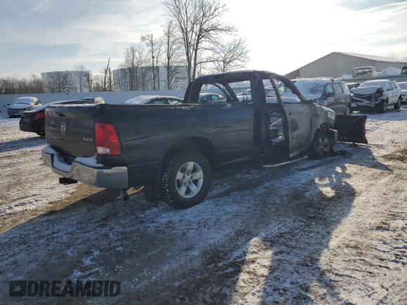 2014 Ram 1500 Tradesman z VIN 3C6JR7DT2EG331891, wystawiony jako Copart lot #86603964 z przebiegiem Nie podano mil oraz Szkoda całkowita • Salvage title. Historia ofert i sprzedaży dostępna na DreamBid. Obrazek 3.