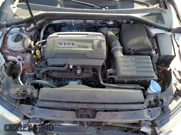 2015 Audi A3 Premium Plus with VIN WAUEFGFF5F1021242, listed as a Copart auction lot 55967015 with 31,658 mi miles and Salvage title. Bid and sale history available at DreamBid. Image 11.