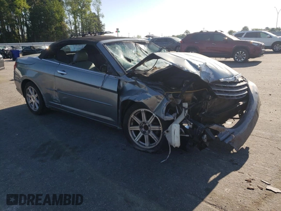 2008 Chrysler Sebring Limited with VIN 1C3LC65M38N676562, listed as a Copart auction lot 52184965 with Not Provided miles and Salvage Title. Bid and sale history available at carsss.com. Image 4.