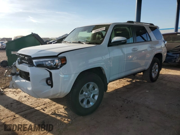 2023 Toyota 4Runner SR5 Premium with VIN JTENU5JR8P6188788, listed as a Copart auction lot 56665055 with 29,121 mi miles and Salvage title. Bid and sale history available at DreamBid. Image 1.