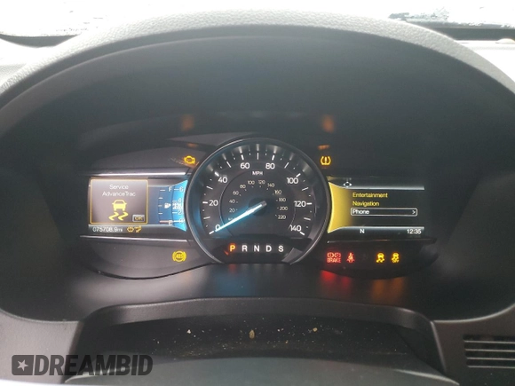 2018 Ford Explorer Sport with VIN 1FM5K8GT2JGB04928, listed as a Copart auction lot 49405445 with 75,708 mi miles and Clean Title. Bid and sale history available at DreamBid. Image 9.
