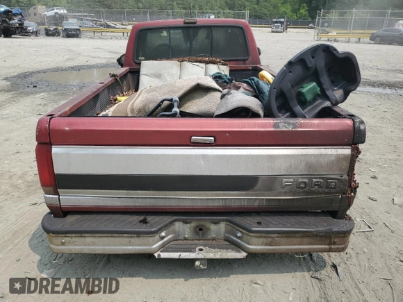 1992 Ford F-150 with VIN 1FTEX15N2NKB78371, listed as a Copart auction lot 58829415 with Not provided miles and Salvage title. Bid and sale history available at DreamBid. Image 6.