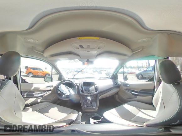 2015 Ford Transit Connect XLT with VIN NM0AE8F78F1204103, listed as a Copart auction lot 50800425 with 83,075 mi miles and Salvage title. Bid and sale history available at DreamBid. Image 14.
