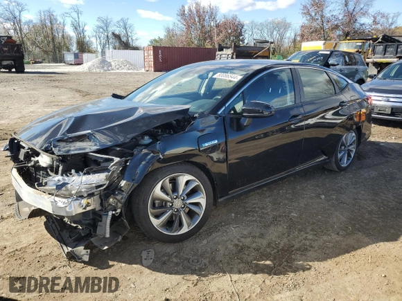 2018 Honda Clarity Plug-In Hybrid Touring with VIN JHMZC5F34JC017427, listed as a Copart auction lot 80086544 with 51,272 mi miles and Salvage Title. Bid and sale history available at carsss.com. Image 1.
