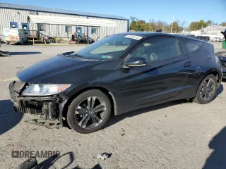 2015 Honda CR-Z with VIN JHMZF1D45FS000676, listed as a Copart auction lot 76793474 with 87,381 mi miles and Salvage Title. Bid and sale history available at carsss.com. Image 1.