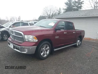 2018 Ram 1500 Big Horn with VIN 1C6RR7LG3JS215027, listed as a IAAI auction lot 41917547 with 90,581 mi miles. Bid and sale history available at carsss.com. Image 2.