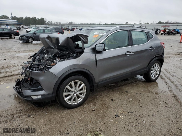 2021 Nissan Rogue Sport SV with VIN JN1BJ1BW2MW670541, listed as a Copart auction lot 47966035 with 0 mi miles and Salvage Title. Bid and sale history available at carsss.com. Image 1.