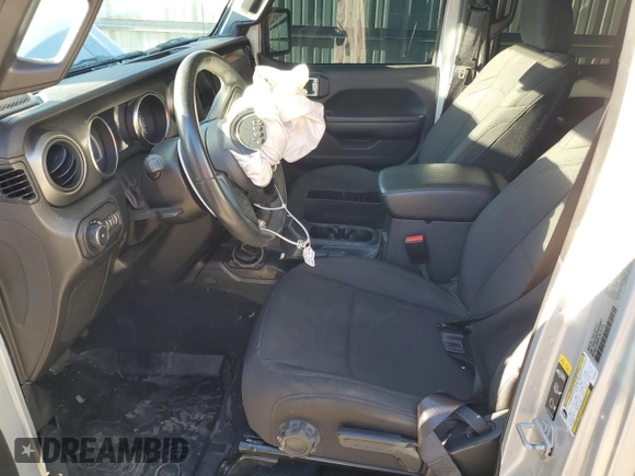 2022 Jeep Wrangler Unlimited Sport S with VIN 1C4HJXDG5NW239967, listed as a Copart auction lot 82288754 with 65,568 mi miles and Salvage Title. Bid and sale history available at carsss.com. Image 7.