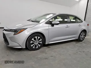 2021 Toyota Corolla Hybrid LE with VIN JTDEAMDE4MJ009929, listed as a Copart auction lot 59626985 with 91,817 mi miles and Clean title. Bid and sale history available at DreamBid. Image 1.