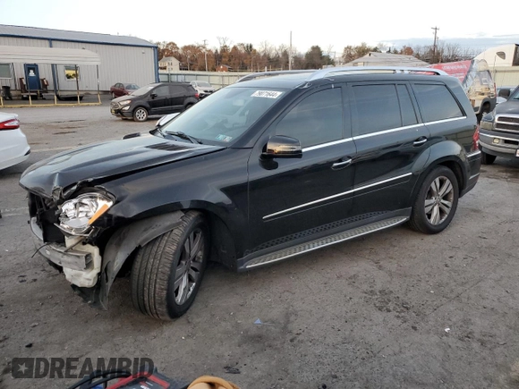 2012 Mercedes-Benz GL-Class GL 450 with VIN 4JGBF7BE6CA780282, listed as a Copart auction lot 79071644 with 156,894 mi miles and Salvage Title. Bid and sale history available at carsss.com. Image 1.