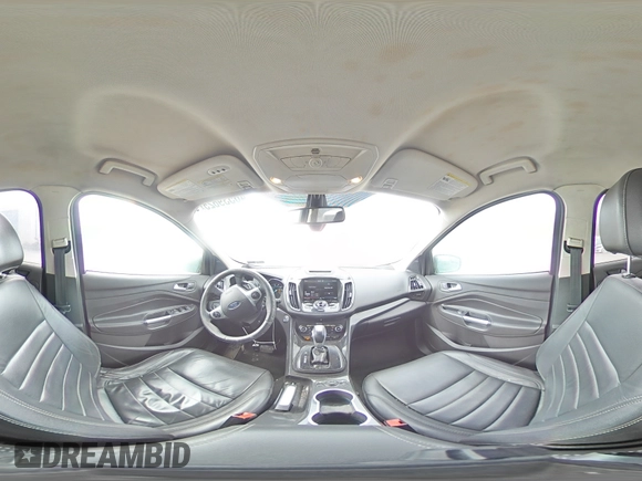 2015 Ford Escape Titanium with VIN 1FMCU0J94FUC07325, listed as a Copart auction lot 46539625 with 205,868 mi miles and Salvage Title. Bid and sale history available at DreamBid. Image 15.