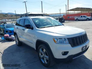2012 Jeep Grand Cherokee Overland with VIN 1C4RJFCT0CC178071, listed as a IAAI auction lot 41825102 with 125,891 mi miles. Bid and sale history available at carsss.com. Image 1.
