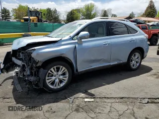2011 Lexus RX 450h with VIN JTJBC1BAXB2033040, listed as a Copart auction lot 56920005 with 102,791 mi miles and Salvage title. Bid and sale history available at DreamBid. Image 1.