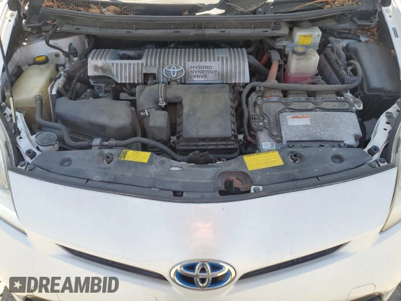 2012 Toyota Prius One with VIN JTDKN3DU2C5417524, listed as a Copart auction lot 55421895 with 253,134 mi miles and Clean Title. Bid and sale history available at DreamBid. Image 11.