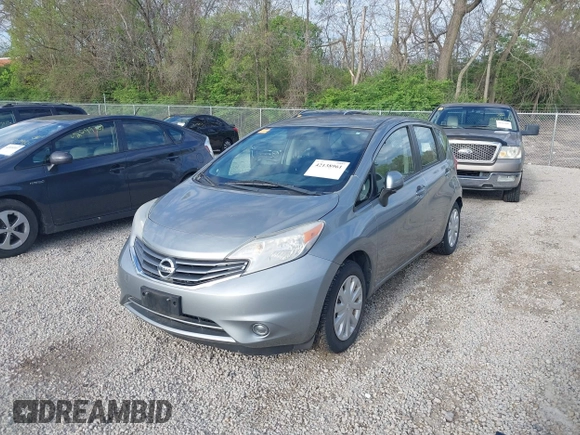 2014 Nissan Note SV with VIN 3N1CE2CP1EL383527, listed as a IAAI auction lot 42138961 with 94,825 mi miles and . Bid and sale history available at DreamBid. Image 2.