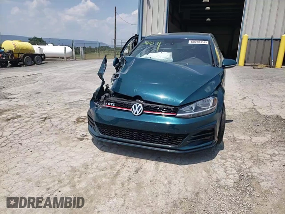 2018 Volkswagen Golf GTI S with VIN 3VW547AU4JM292378, listed as a Copart auction lot 60270354 with 109,612 mi miles and Salvage Title. Bid and sale history available at carsss.com. Image 11.