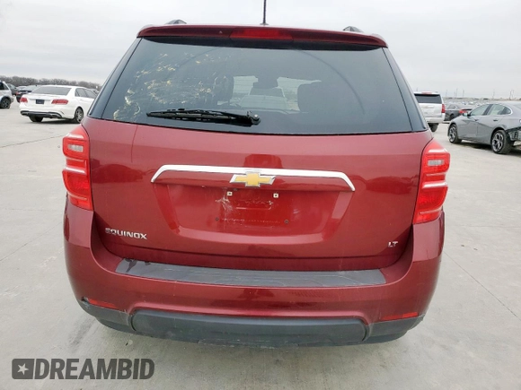 2017 Chevrolet Equinox LT with VIN 2GNALCEK9H6203695, listed as a Copart auction lot 46332975 with 129,781 mi miles and Salvage Title. Bid and sale history available at DreamBid. Image 6.