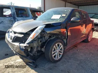 2012 Nissan Juke SV with VIN JN8AF5MR1CT109762, listed as a IAAI auction lot 41414198 with 140,537 mi miles and . Bid and sale history available at DreamBid. Image 2.