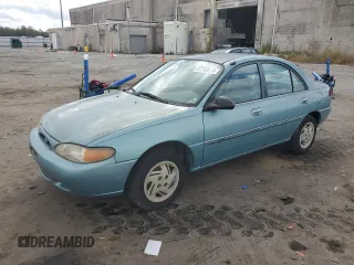 1997 Ford Escort LX with VIN 1FALP13P2VW182592, listed as a Copart auction lot 75612734 with 84,806 mi miles and Salvage Title. Bid and sale history available at carsss.com. Image 1.