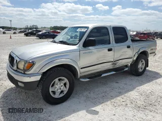 2002 Toyota Tacoma PreRunner with VIN 5TEGN92N02Z086975, listed as a Copart auction lot 52962155 with 284,396 mi miles and Salvage Title. Bid and sale history available at DreamBid. Image 1.