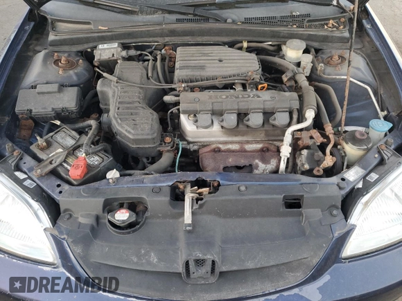 2003 Honda Civic LX with VIN 1HGEM21573L082328, listed as a Copart auction lot 79335624 with 128,905 mi miles and Salvage Title. Bid and sale history available at DreamBid. Image 11.