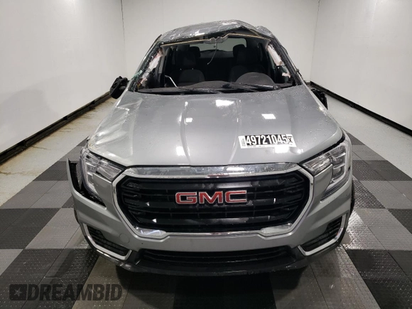 2023 GMC Terrain SLE with VIN 3GKALMEGXPL210714, listed as a Copart auction lot 49721045 with 69,677 mi miles and Salvage Title. Bid and sale history available at DreamBid. Image 5.