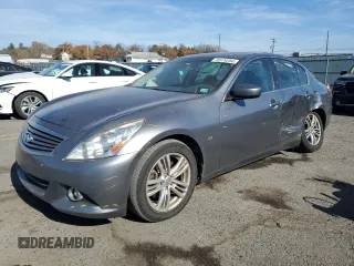 2015 Infiniti Q40 with VIN JN1CV6AR2FM650967, listed as a Copart auction lot 78579284 with 177,292 mi miles and Salvage Title. Bid and sale history available at carsss.com. Image 1.