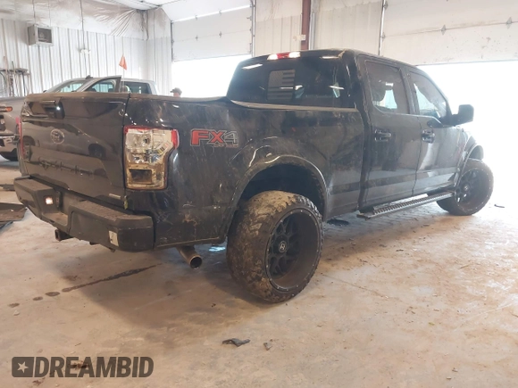 2018 Ford F-150 XL with VIN 1FTFW1EG2JFA92473, listed as a IAAI auction lot 42475331 with 188,820 mi miles and . Bid and sale history available at DreamBid. Image 4.